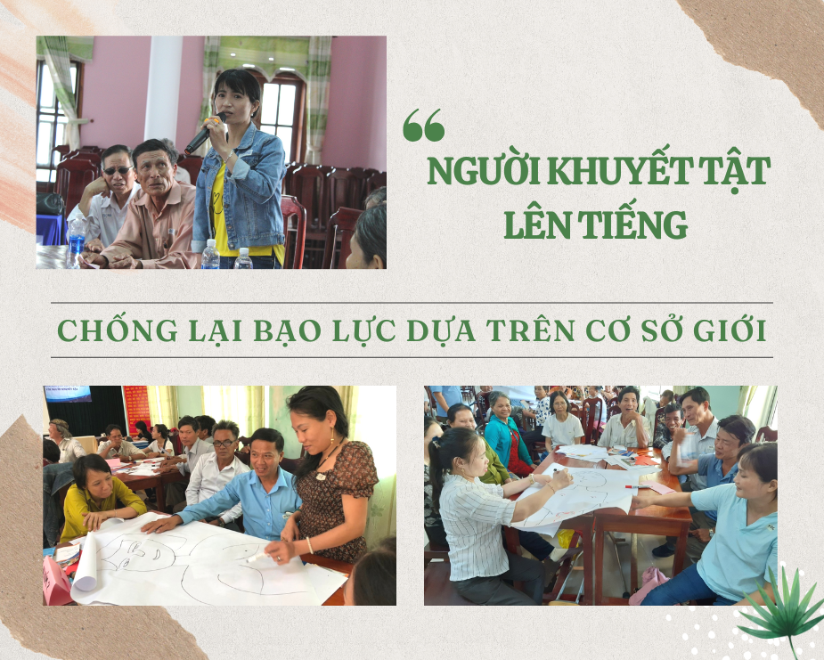 Người khuyết tật lên tiếng chống lại bạo lực dựa trên cơ sở giới